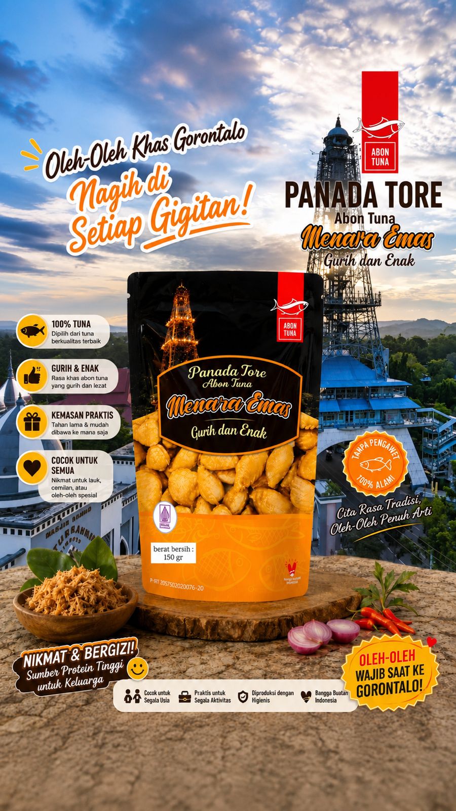 Panada Tore Menara Emas
