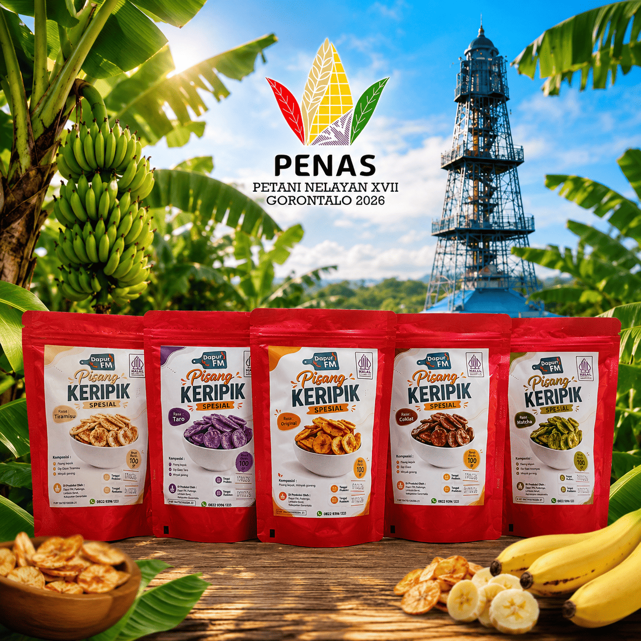 Produk Dapur FM Pisang Keripik Spesial